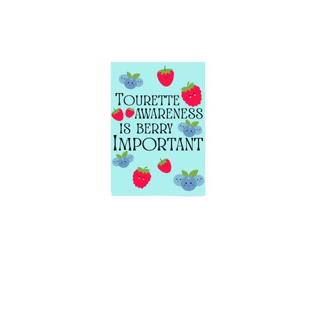 Berry Important Flag, a White 12" x 18" Yard Flag