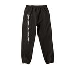 YNP Joggers, a Black Premium Heavyweight Jogger (back-view)