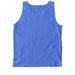 Bella Terra Pickleball Tank Tops, a Flo Blue Comfort Colors Tank Top (back-view)