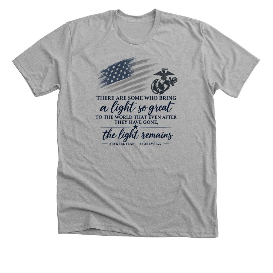 Keep Ryker?s Light Shining, a Athletic Heather Premium Unisex Tee