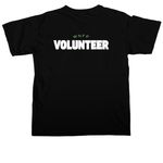 WNFP Volunteer, a Black Comfort Colors Unisex Tee (back-view)