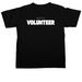 WNFP Volunteer, a Black Comfort Colors Unisex Tee (back-view)