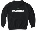 WNFP Volunteer, a Black Gildan Softstyle Pullover Hoodie (back-view)