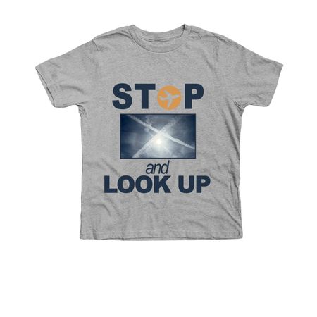 The Geofight Youth Tees, a Athletic Heather Premium Youth Tee