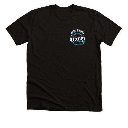 Impact in Motion for Jam, a Black Heather Premium Unisex Tee