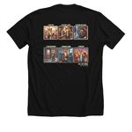 Refoxed, a Solid Black Blend Premium Unisex Tee (back-view)