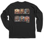 Refoxed, a Black Classic Long Sleeve Tee (back-view)