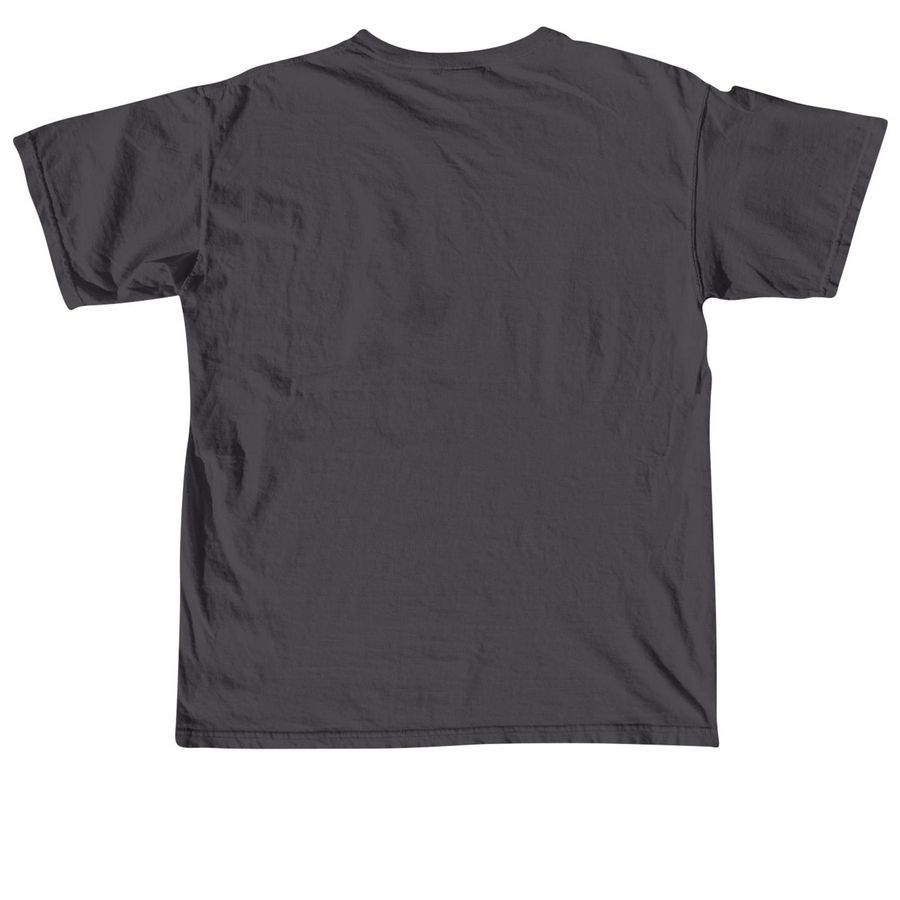 Midwest Bookish Fest 2026 Logo Shirt, a Graphite Comfort Colors Unisex Tee (back-view)