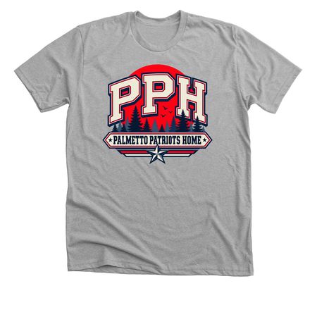 PPH Tree Tops, a Athletic Heather Premium Unisex Tee
