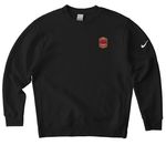 BISON 2027 PLAYER NAMES NIKE SPIRIT WEAR, a Black Nike Club Fleece Crewneck Sweatshirt (back-view)