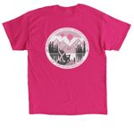 Adirondack Strides 2026&nbsp;, a Heliconia Classic Unisex Tee (back-view)