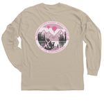 Adirondack Strides 2026&nbsp;, a Sand Classic Long Sleeve Tee (back-view)
