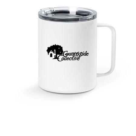 Countryside Collective Mug, a White Stainless Steel Travel Mug