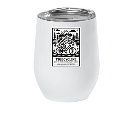 Wine Tumbler, a White Insulated Wine Cup