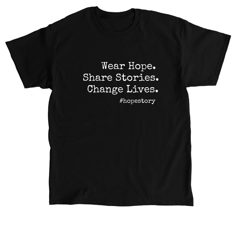Hope Story, a Black Classic Unisex Tee