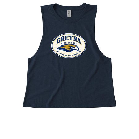 Home of the Hawks, a Rebel Blue Allmade Eco Triblend Women?s Muscle Tank