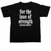 SH-3, a Black Comfort Colors Unisex Tee (back-view)