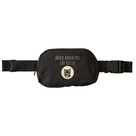 Akira Apocalypse Hip Pack, a Deep Black Matte Hip Pack