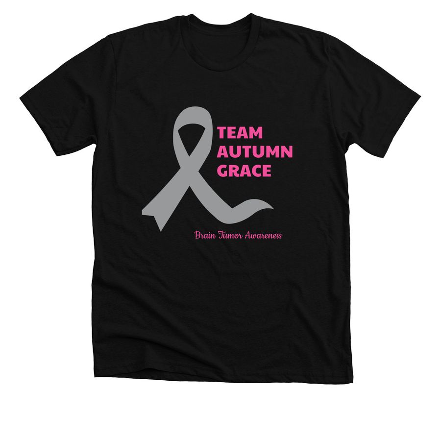 Team Autumn Grace Shirt, a Solid Black Blend Premium Unisex Tee