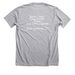 Be Love. The world Needs Us., a Athletic Heather Premium Unisex Tee (back-view)