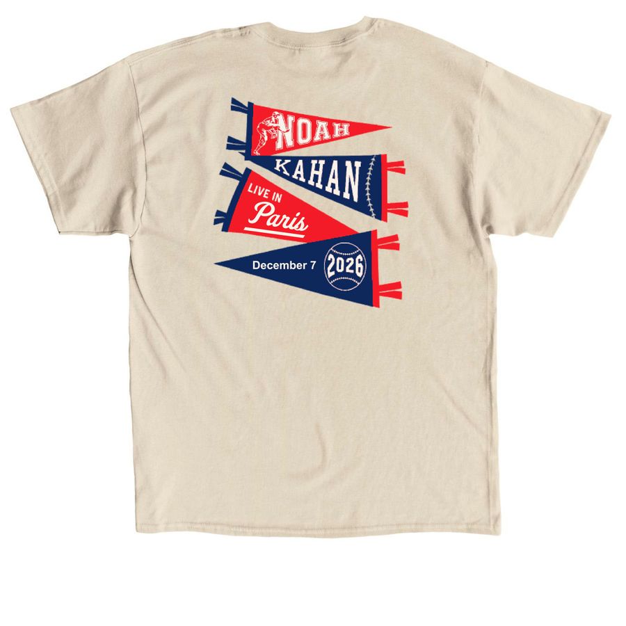 Noah Kahan&nbsp;Paris&nbsp;Merch, a Sand Classic Unisex Tee