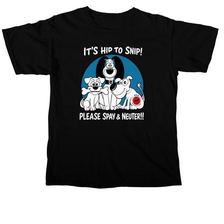 It's Hip to Snip, a Black Comfort Colors Unisex Tee