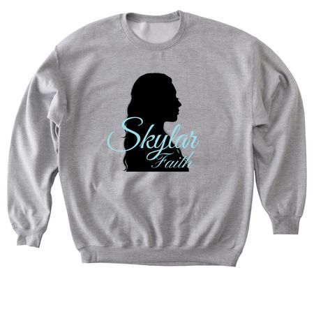 Silhouette, a Sport Grey Softstyle Crewneck Sweatshirt