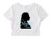 Silhouette, a White Women's Fitted Cropped Tee