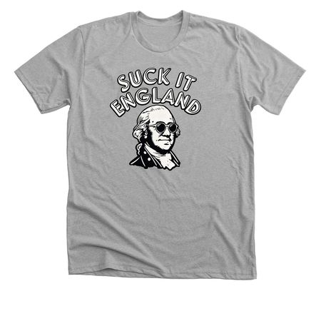 Suck it England, a Athletic Heather Premium Unisex Tee