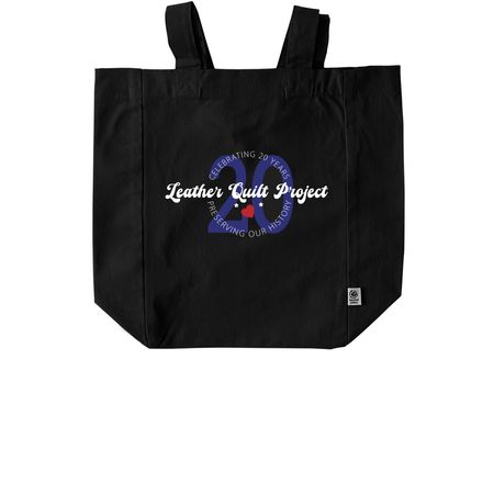 20th Anniversary Tote, a Black Recycled Cotton Tote Bag