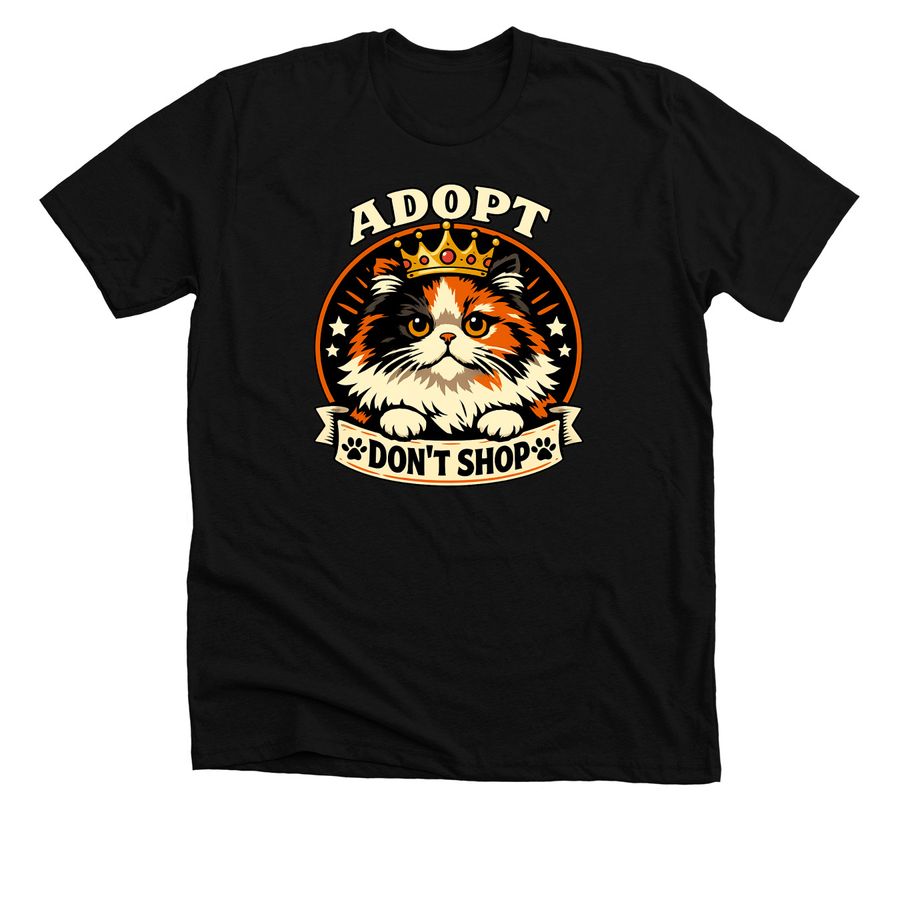 Queen Dottie, a Solid Black Blend Premium Unisex Tee
