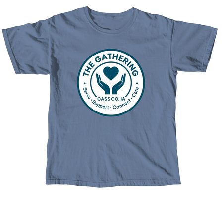 T's & Tanks Support, a Blue Jean Comfort Colors Unisex Tee