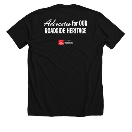 SCA Official T-Shirt, a Solid Black Blend Premium Unisex Tee (back-view)