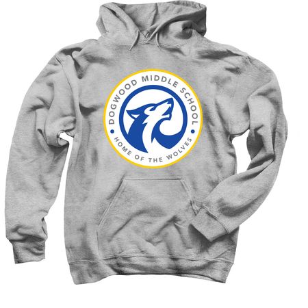 Home of the Wolves Tees + Hoodies, a Sport Grey Pullover Hoodie