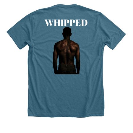 Whipped Capsule, a Heather Deep Teal Premium Unisex Tee (back-view)