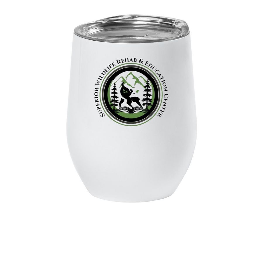 SWREC Spring '26 Wine Tumbler, a White Insulated Wine Cup