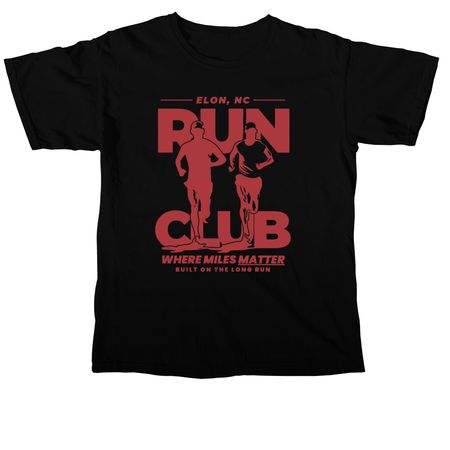Run Club, a Black Comfort Colors Unisex Tee