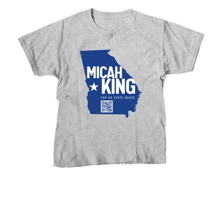 Micah King for Georgia State House, a Sport Grey Youth Unisex Tee