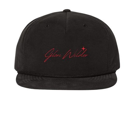 Glori Wilder Snapback, a Black Printed Umpqua Snapback Cap