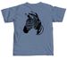 Kang Zebra, a Blue Jean Comfort Colors Unisex Tee (back-view)