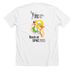 Freihofer's Saratoga Jazz Festival 2020, a Solid White Blend Premium Unisex Tee (back-view)