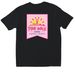 Kindness in Every Step&nbsp;, a Black Softstyle Cotton Tee (back-view)
