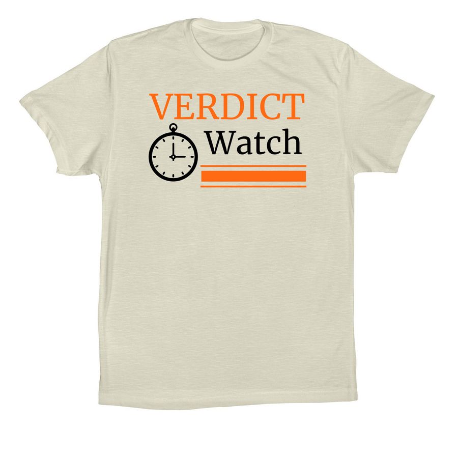 Verdict Watch lV, a Natural Premium Cotton Tee