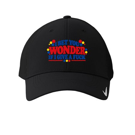 Wonder, a Black Printed Nike Dri-FIT Legacy Performance Cap