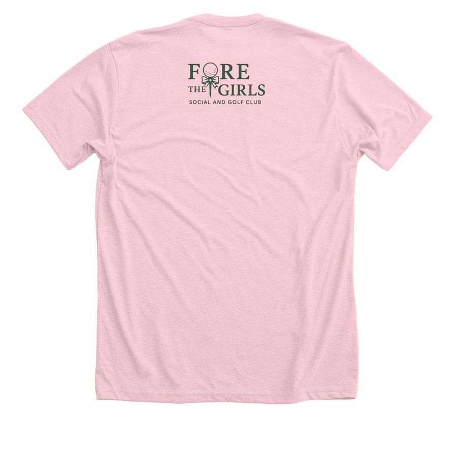 Team Natale Yates, a Heather Pink Premium Unisex Tee (back-view)