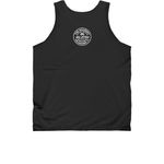 Roll Till You Die Collection, a Black Classic Unisex Tank Top (back-view)