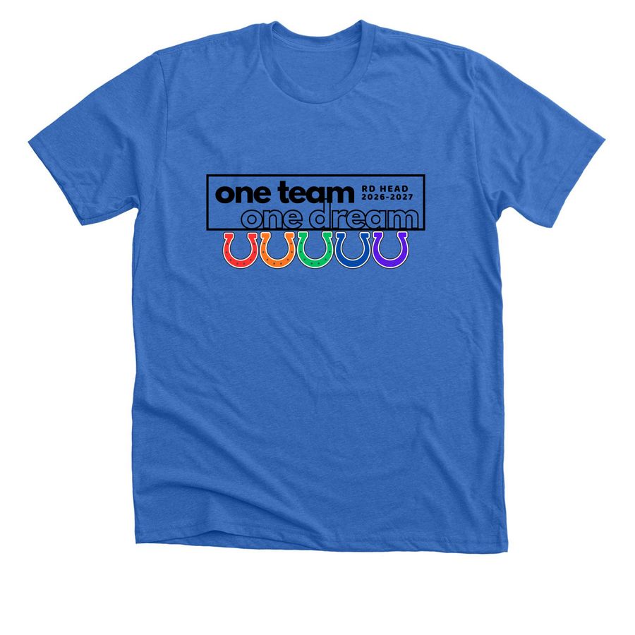 Color Stables Shirt-2026/27, a Heather True Royal Premium Unisex Tee
