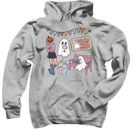 Summerween 2026 Collage, a Sport Grey Pullover Hoodie