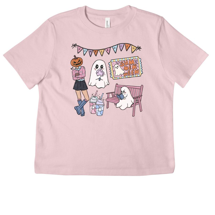 Summerween 2026 Collage, a Soft Pink Women's Heavyweight Tee