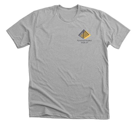 Pyramid Project Shirt, a Athletic Heather Premium Unisex Tee